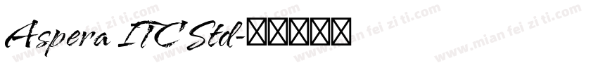 Aspera ITC Std字体转换